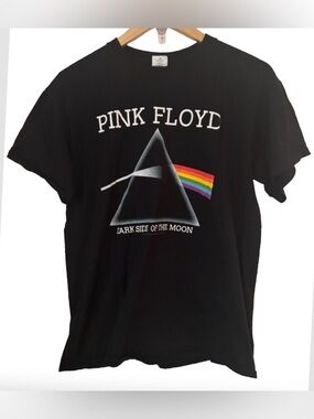 Pink Floyd Dark Side Of The Moon s/s t shirt WM M 70’s band t shirt